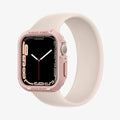 061CS24481 - Apple Watch Series (Apple Watch (41mm)) Case Rugged Armor in rose gold showing the front and inside of band