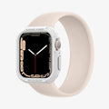 061CS24482 - Apple Watch Series (Apple Watch (41mm)) Case Rugged Armor in white showing the front and inside of band