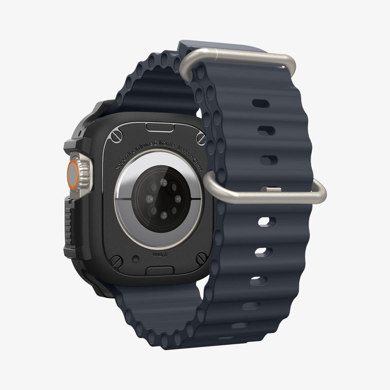 ACS05456 - Apple Watch Series (Apple Watch (49mm)) in matte black showing the back
