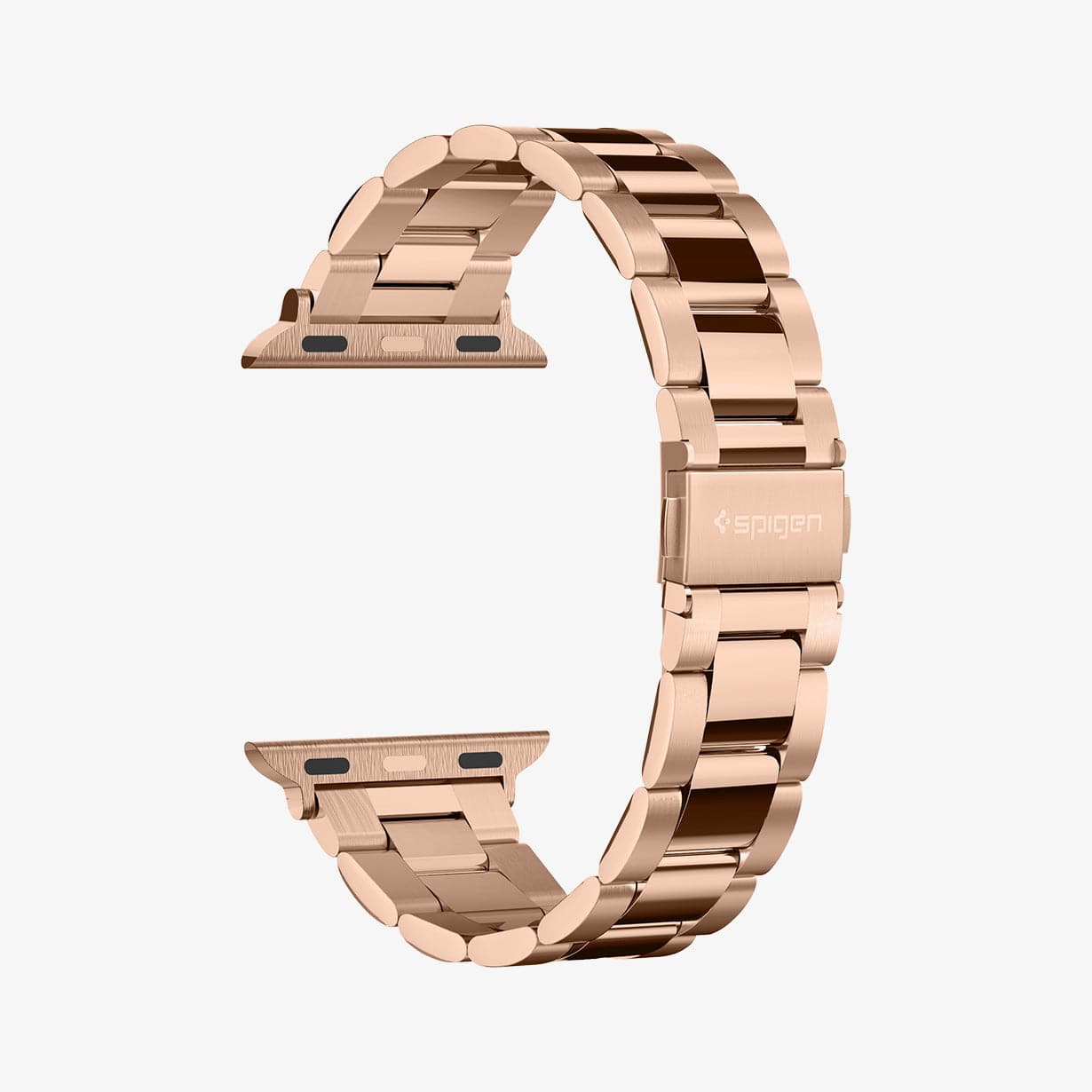 061MP25944 - Apple Watch Series (Apple Watch (41mm)/Apple Watch (38mm)) Watch Band Modern Fit in rose gold showing the watch band