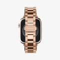 061MP25944 - Apple Watch Series (Apple Watch (41mm)/Apple Watch (38mm)) Watch Band Modern Fit in rose gold showing the back of watch band