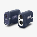 ACS04801 - Blue Tees Golf Series 3 Max Rangefinder AirTag Case Silicone Fit in navy blue showing the front, back and sides