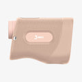 ACS04802 - Blue Tees Golf Series 3 Max Rangefinder AirTag Case Silicone Fit in soft pink showing the side