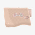 ACS04802 - Blue Tees Golf Series 3 Max Rangefinder AirTag Case Silicone Fit in soft pink showing the side