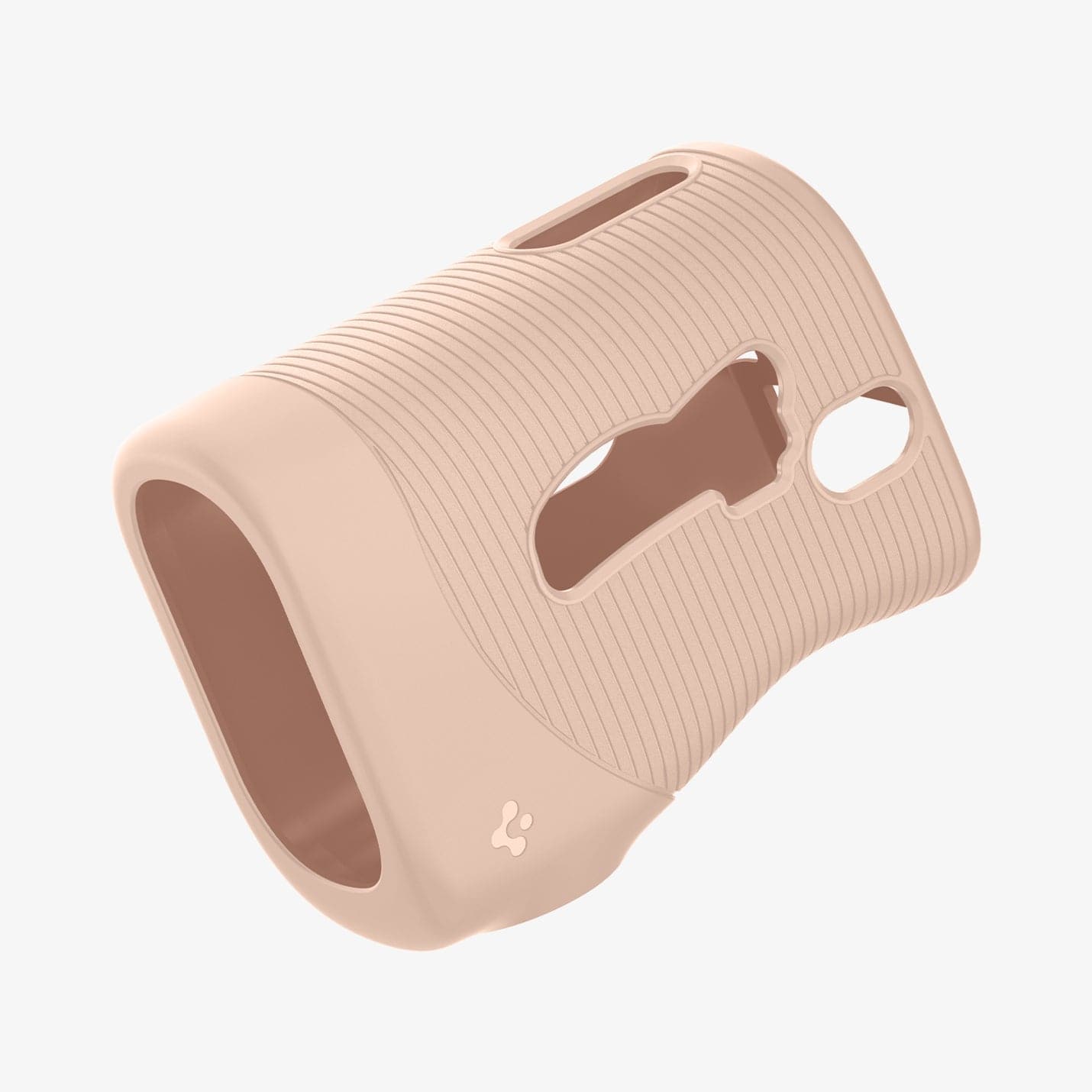 ACS04802 - Blue Tees Golf Series 3 Max Rangefinder AirTag Case Silicone Fit in soft pink showing the top and side