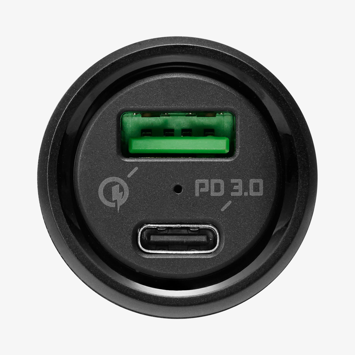 000CP25597 - SteadiBoost™ USB-C PD3.0 Car Charger showing the top with usb port