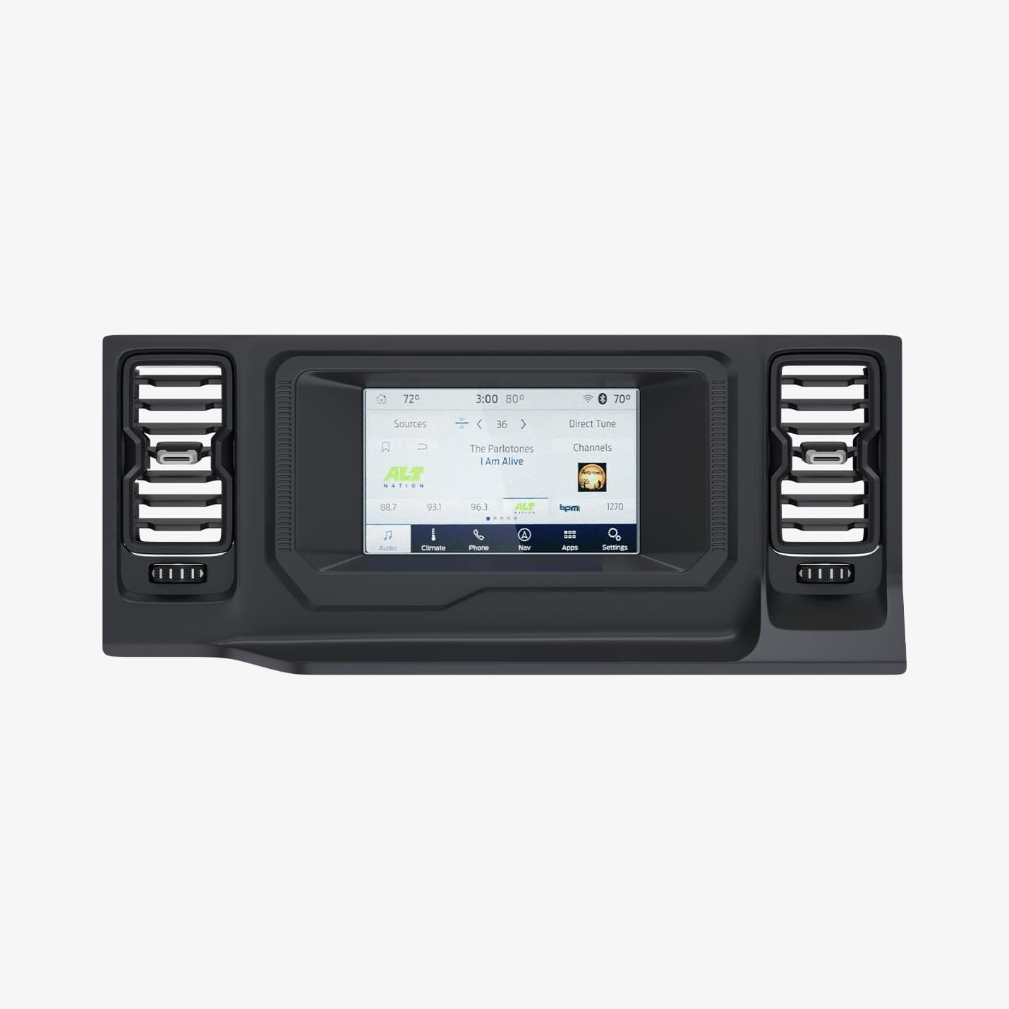 AGL04569 - Ford Bronco 8" Screen Protector GLAS.tR SLIM Anti-Glare showing the front