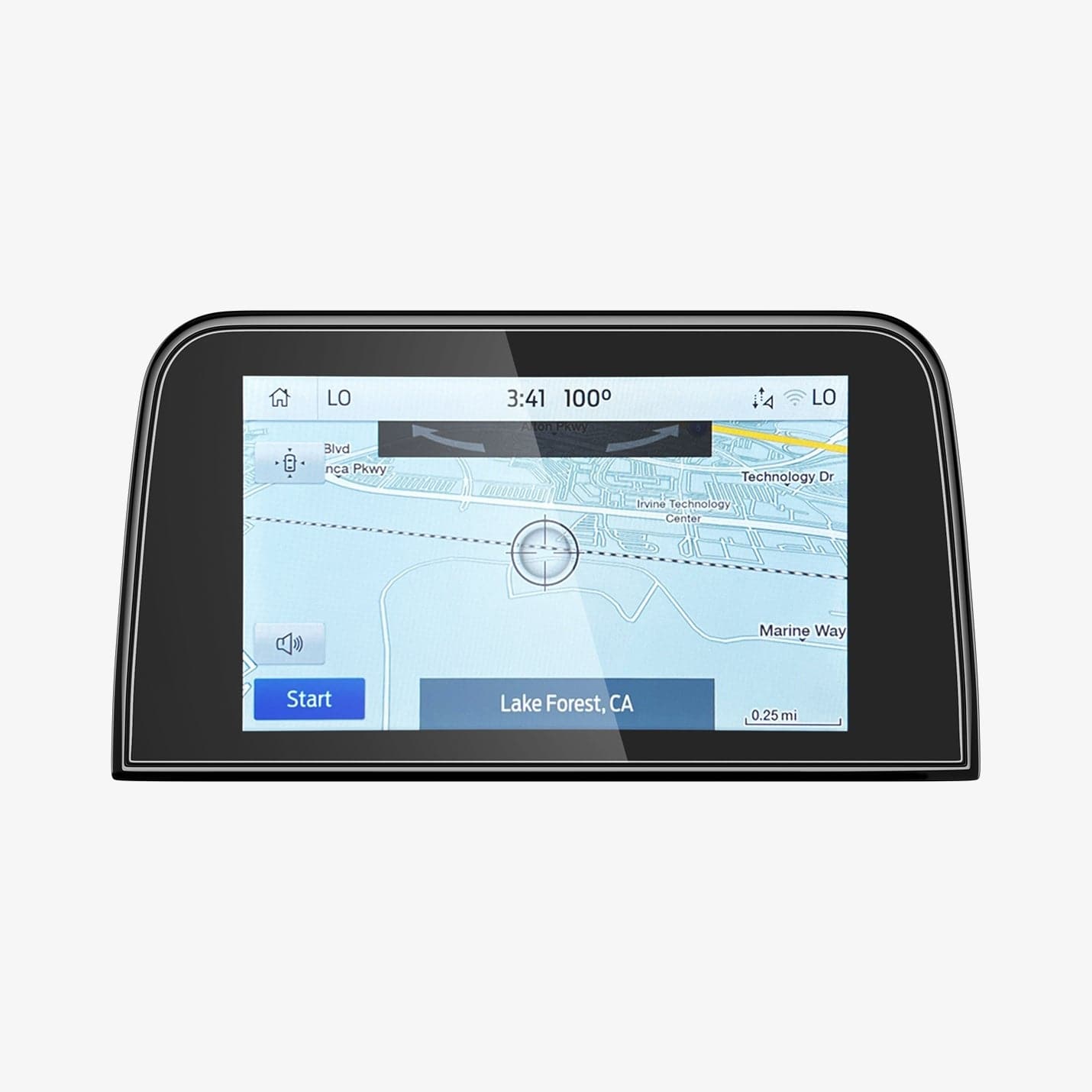 AGL05557 - Ford Escape 8" Screen Protector GLAS.tR SLIM Anti-Glare showing the front