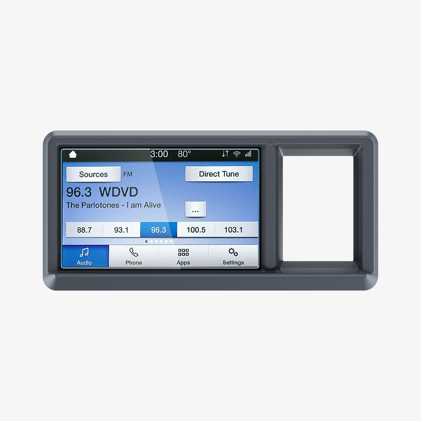 AGL04453 - Ford Maverick 8" Screen Protector GLAS.tR SLIM Anti-Glare showing the front