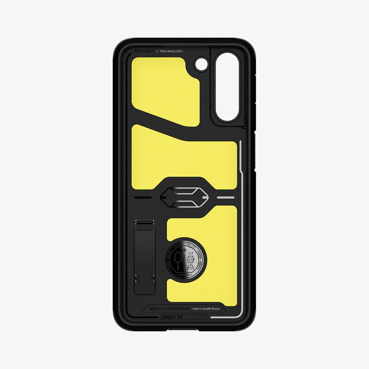 ACS02390 - Galaxy S21 Plus Tough Armor Case in black showing the inside of case