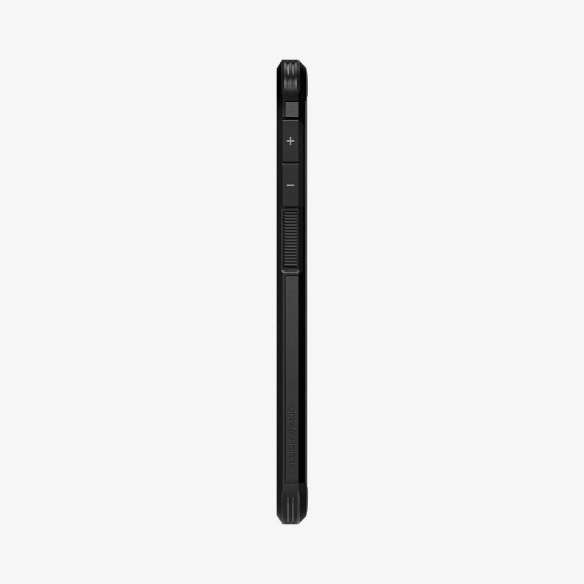 ACS02390 - Galaxy S21 Plus Tough Armor Case in black showing the side