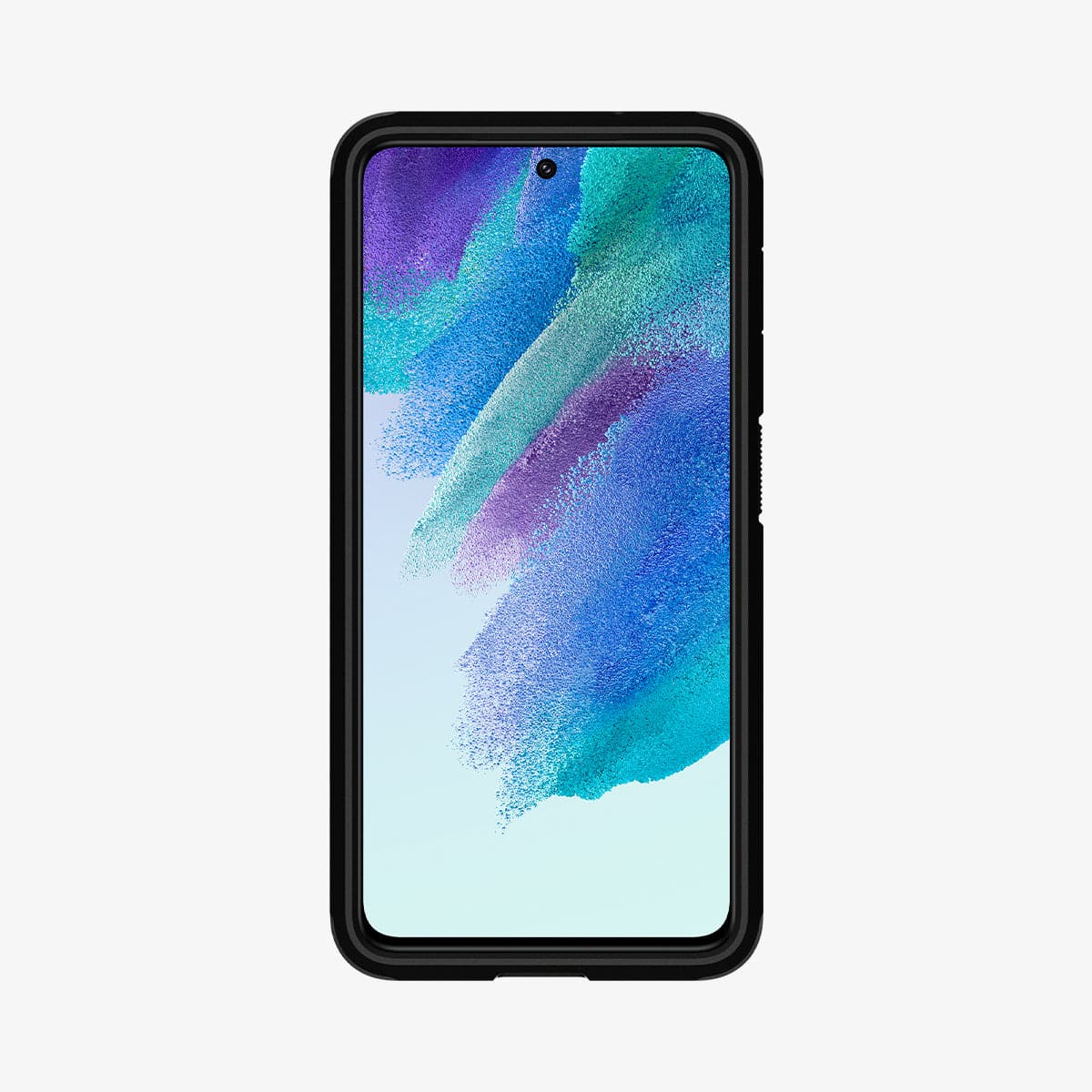 ACS03059 - Galaxy S21 FE Tough Armor Case in black showing the front