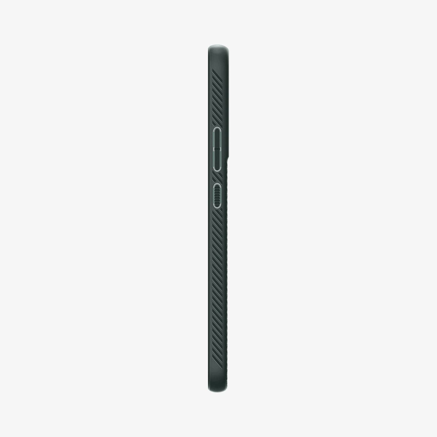 ACS04386 - Galaxy S22 5G Case Liquid Air in abyss green showing the side with volume controls