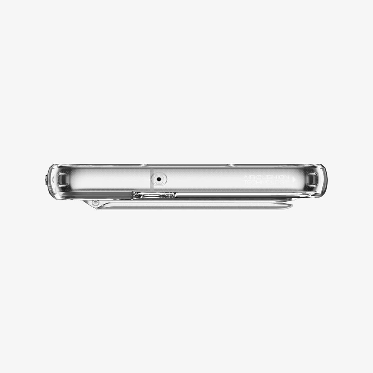 ACS04015 - Galaxy S22 5G Case Slim Armor Essential S in crystal clear showing the top