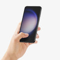 AFL05951 - Galaxy S23 Plus Screen Protector Neo Flex Solid showing the front with device in hand