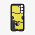 ACS05672 - Galaxy S23 Plus Case Tough Armor in black showing the inside of case