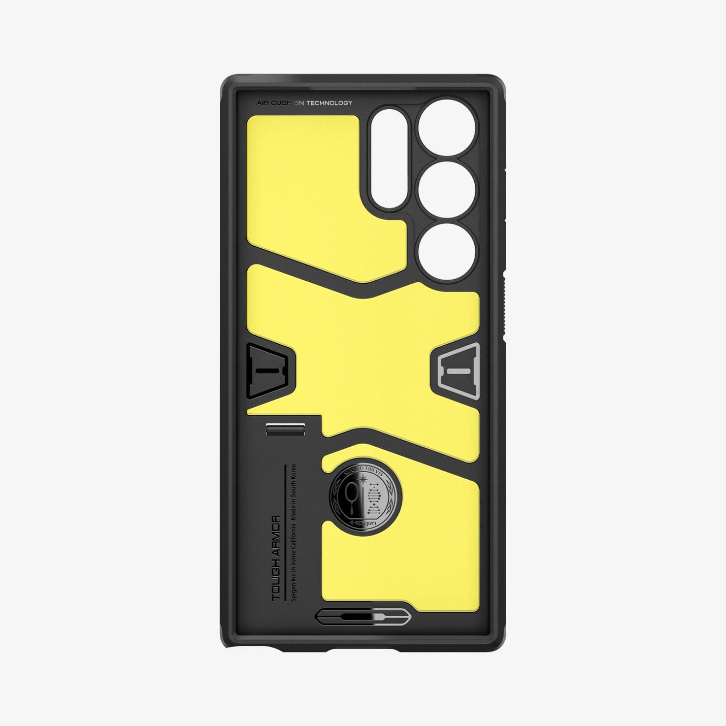 ACS05623 - Galaxy S23 Ultra Case Tough Armor in black showing the inside of case