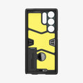 ACS05625 - Galaxy S23 Ultra Case Tough Armor in abyss green showing the inside of case