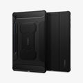 ACS03007 - Galaxy Tab S7 FE Case Rugged Armor Pro in black showing the back and front