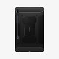 ACS03007 - Galaxy Tab S7 FE Case Rugged Armor Pro in black showing the back