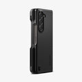 ACS06209 - Galaxy Z Fold 5 Case Thin Fit Pro in black showing the back and side
