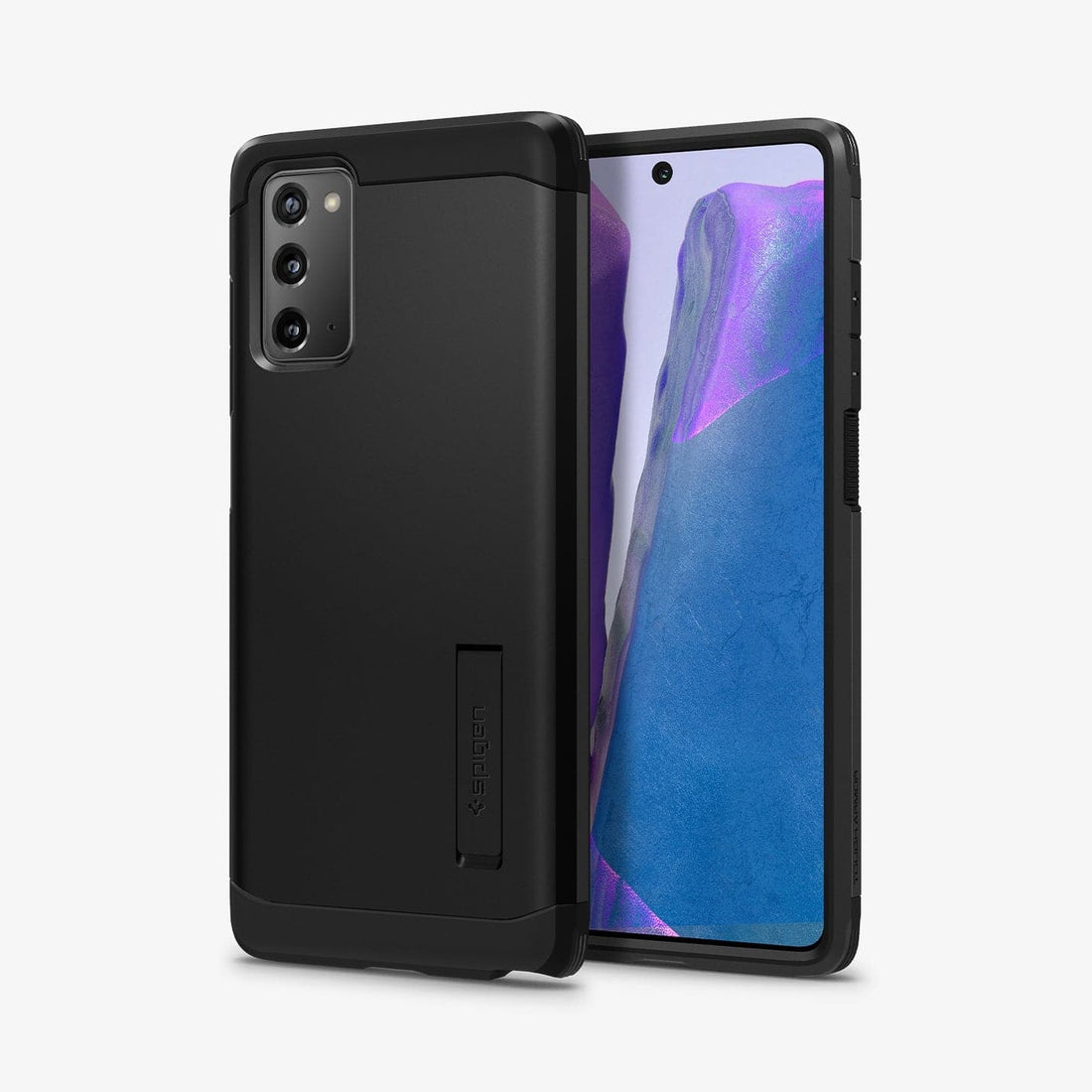 ACS01396 - Galaxy Note 20 Ultra Tough Armor Case in black showing the back