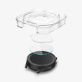 AGL05346 - Galaxy Watch 5 Pro (45mm) Screen Protector EZ FIT GLAS.tR showing the ez fit tray, protective film, screen protector and watch face