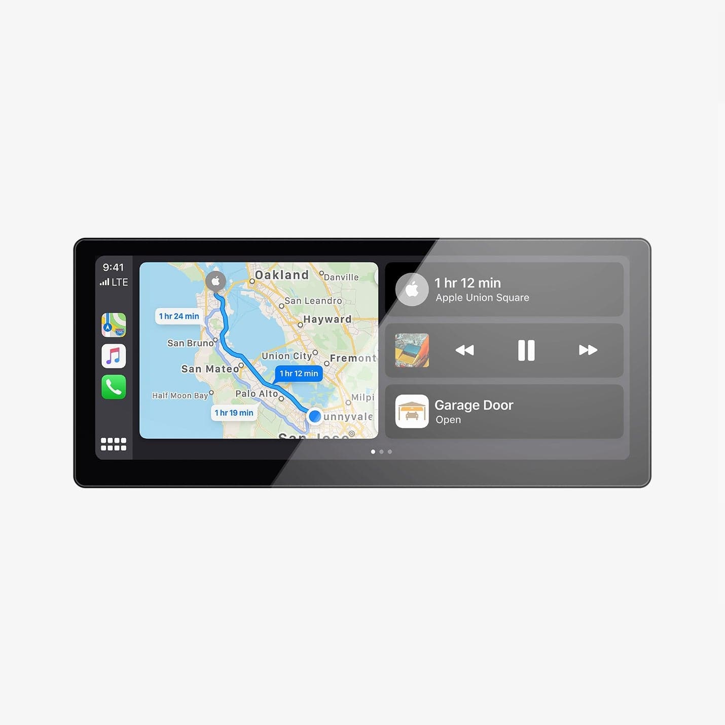 AGL06867 - Hyundai Palisade 12.3" Screen Protector GLAS.tR SLIM Anti-Glare showing the front