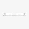 ACS01745 - iPhone 12 Mini Case Ultra Hybrid in crystal clear showing the bottom with precise cutouts