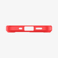 ACS01747 - iPhone 12 Mini Case Ultra Hybrid in red showing the bottom with precise cutouts
