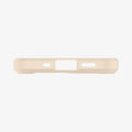 ACS02178 - iPhone 12 Mini Case Ultra Hybrid in sand beige showing the bottom with precise cutouts