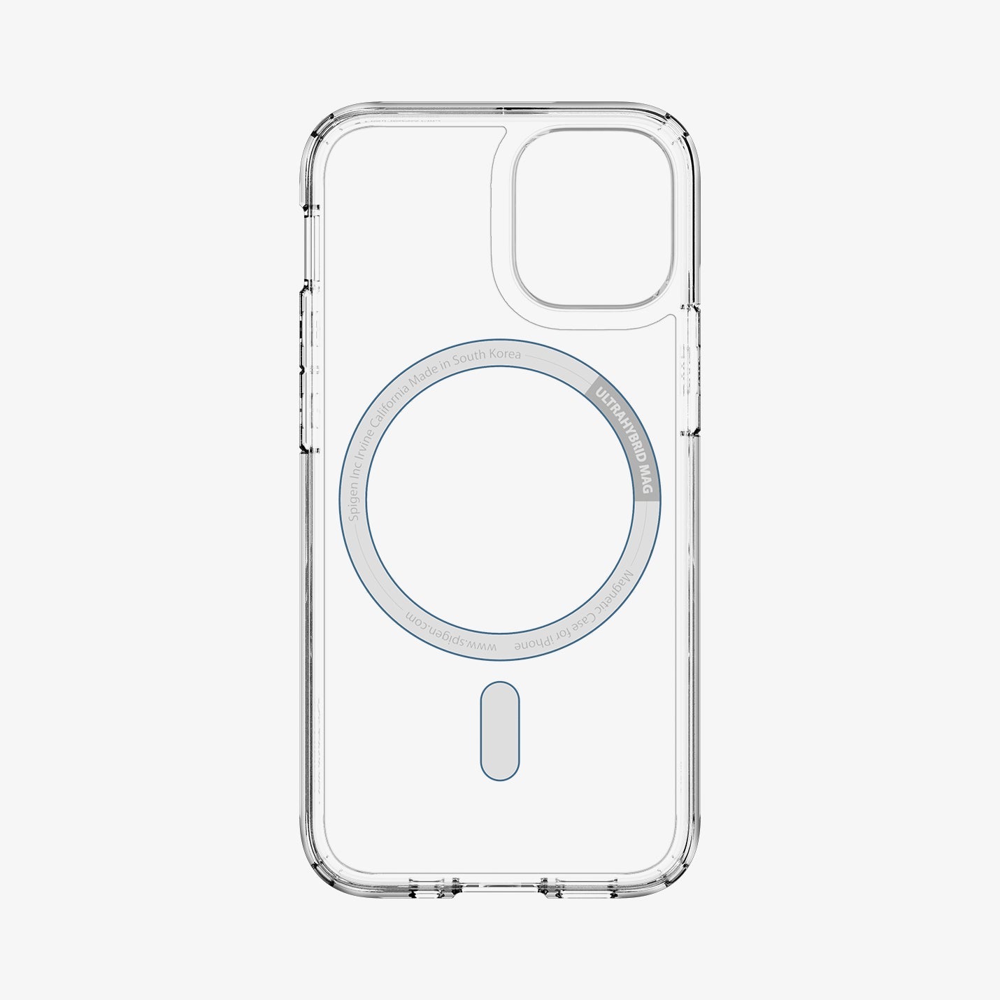 ACS02630 - iPhone 12 Mini Case Ultra Hybrid Mag Safe Compatible in blue showing the inside of case
