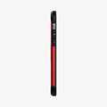 ACS02253 - iPhone 12 / iPhone 12 Pro Case Tough Armor in red showing the side with volume controls