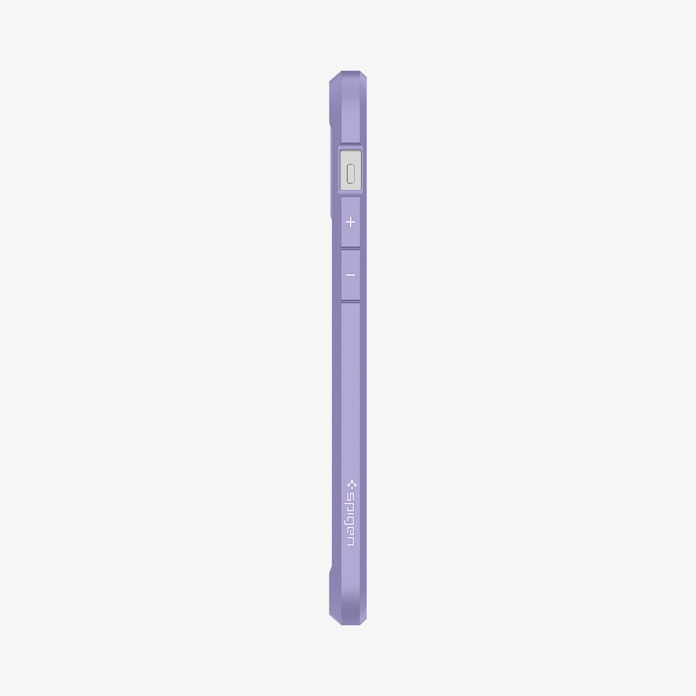 ACS03109 - iPhone 12 / 12 Pro Case Ultra Hybrid in iris purple showing the side with volume controls