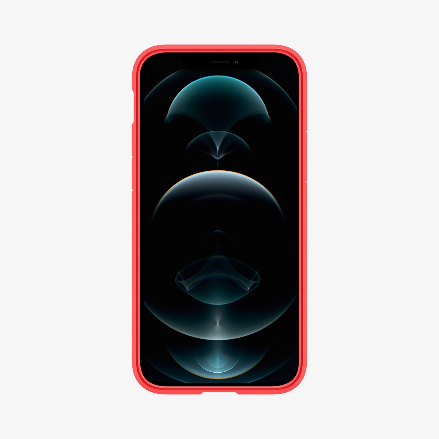 ACS01704 - iPhone 12 Pro / 12 Case Ultra Hybrid in red showing the front