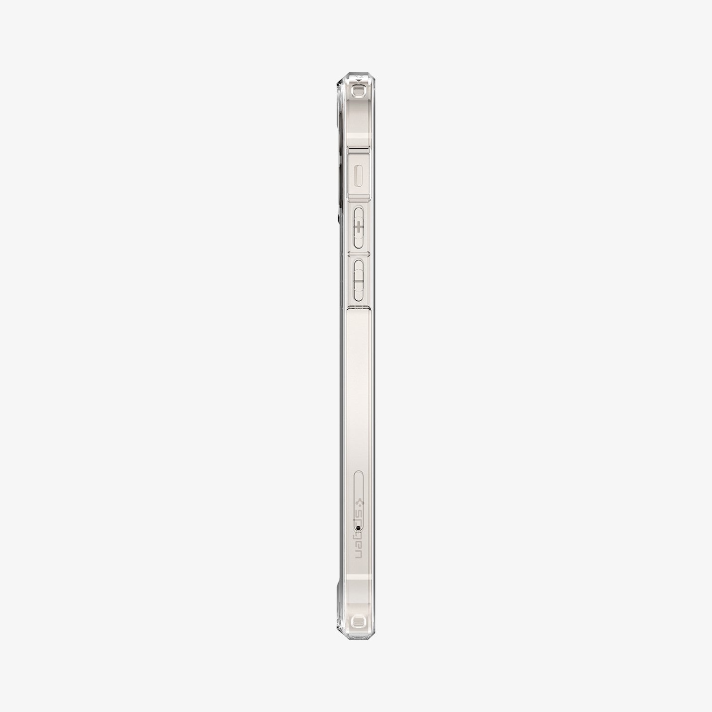 ACS02627- iPhone 12 / iPhone 12 Pro Case Ultra Hybrid Mag Safe Compatible in blue showing the side with volume controls