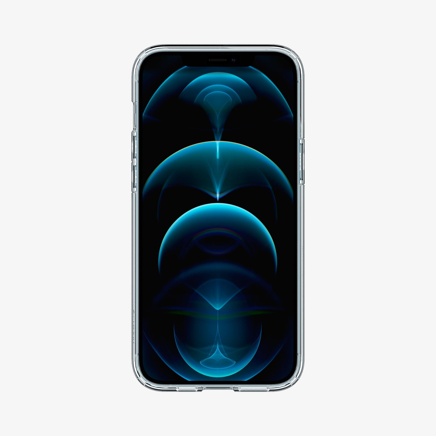 ACS02624 - iPhone 12 Pro Max Case Ultra Hybrid Mag Safe Compatible in pacific blue showing the front