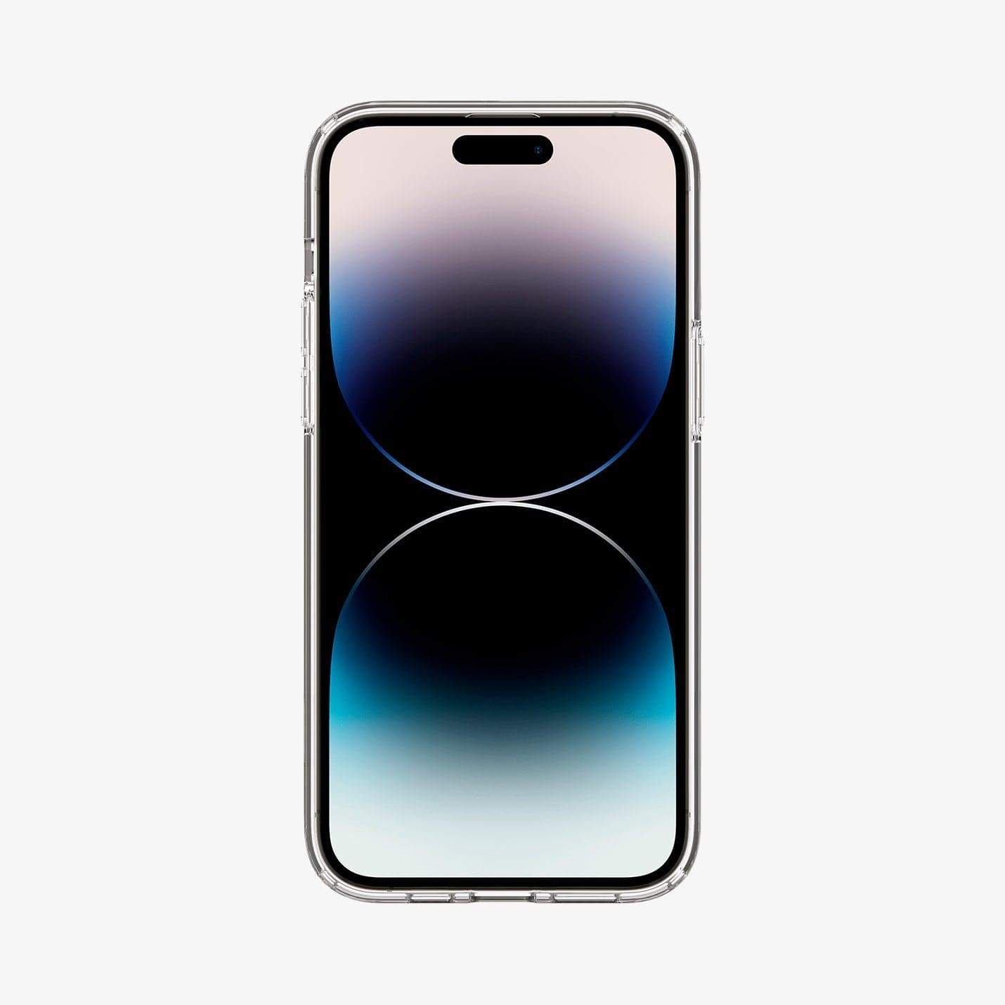 ACS04969 - iPhone 14 Pro Case Ultra Hybrid (MagFit) in white showing the front