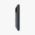 ACS04982 - iPhone 14 Pro Case Slim Armor CS in metal slate showing the side and partial back