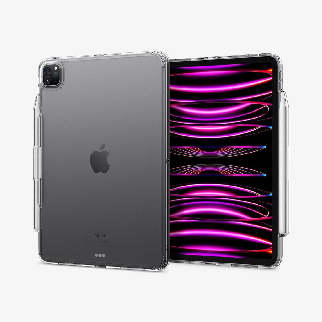 ACS05937 - iPad Pro 11" Case Air Skin Hybrid in crystal clear showing the back
