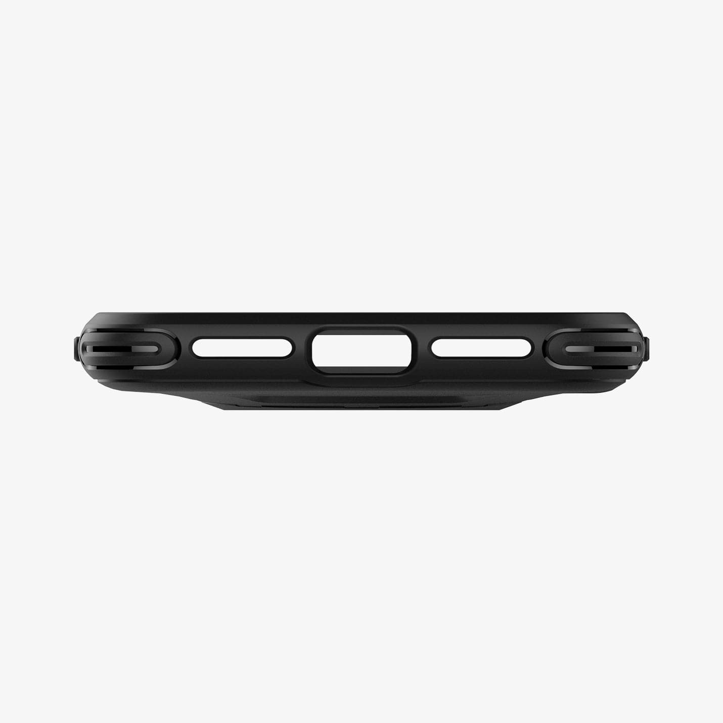 ACS00279 - iPhone 11 Case Gearlock Bike Mount in black showing the bottom with precise cutouts