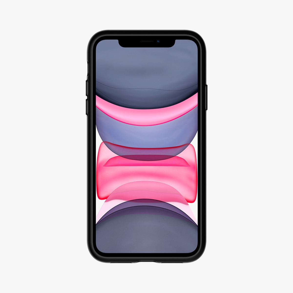 076CS27435 - iPhone 11 Case Slim Armor CS in black showing the front