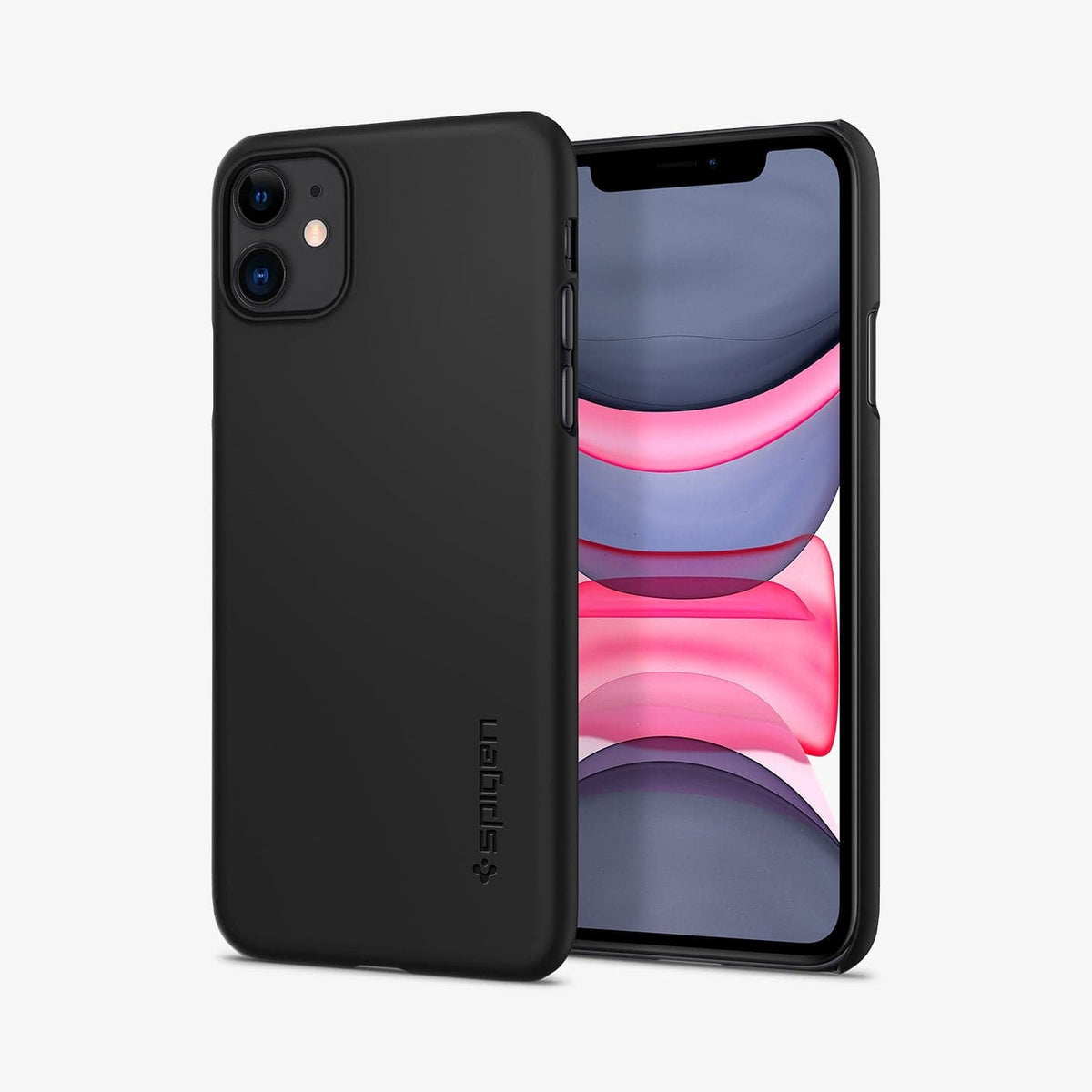 Spigen Thin Fit Designed for Apple iPhone 11 Case (2019) - Black