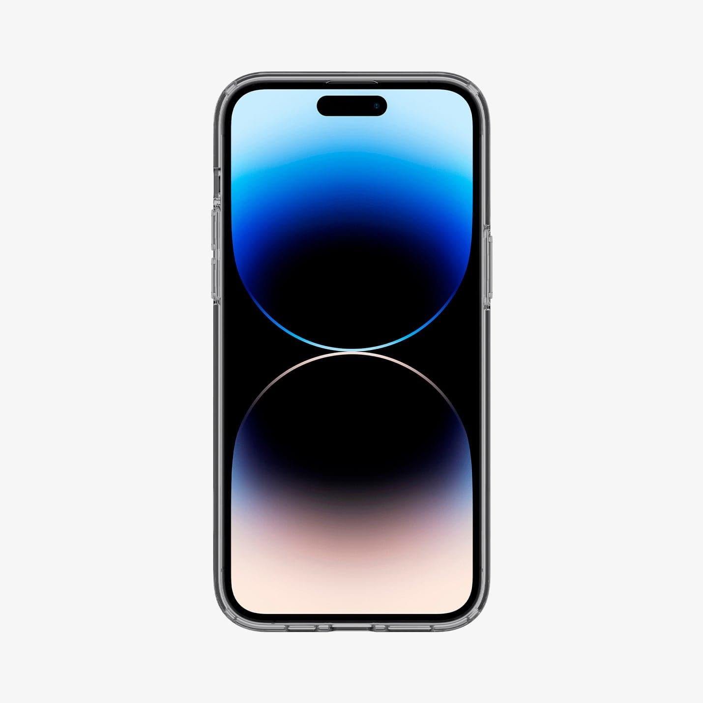 ACS05586 - iPhone 14 Pro Case Ultra Hybrid (MagFit) in frost black showing the front