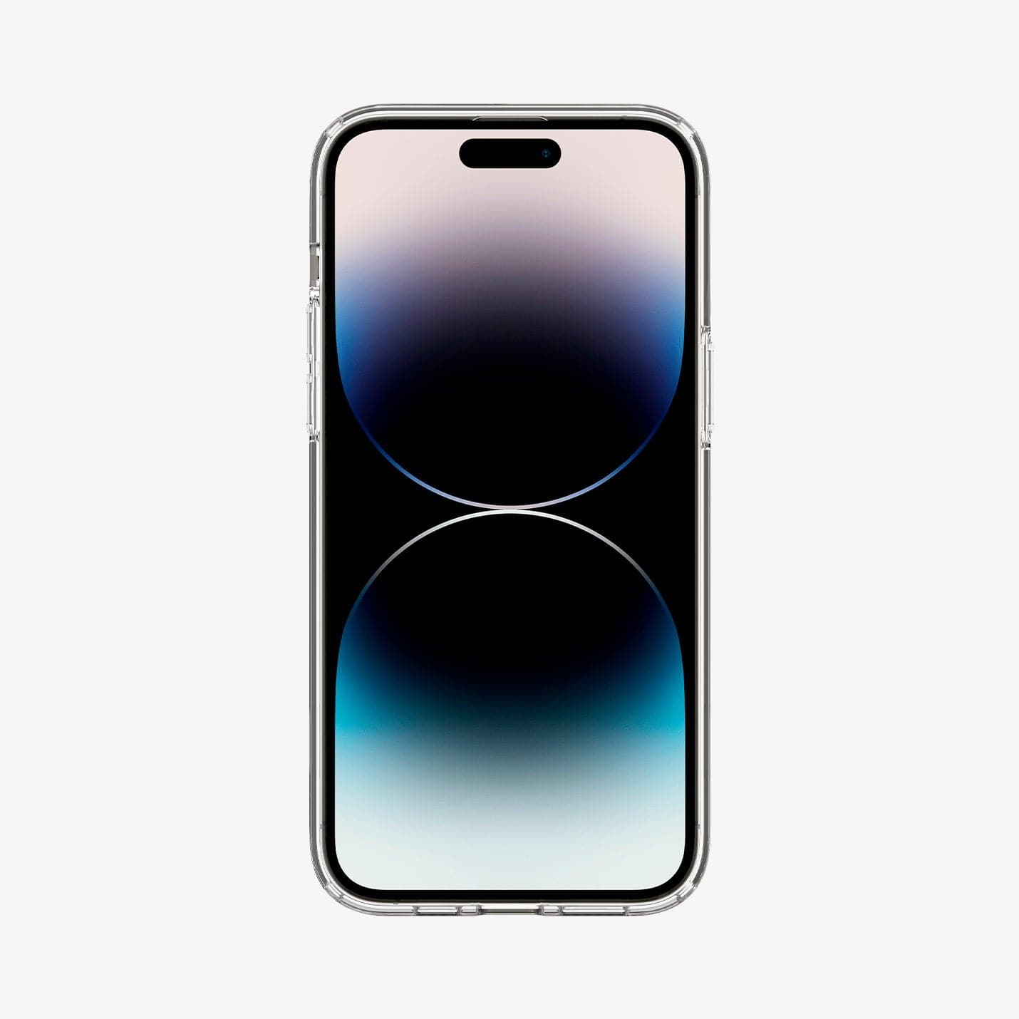 ACS05587 - iPhone 14 Pro Case Ultra Hybrid (MagFit) in frost clear showing the front