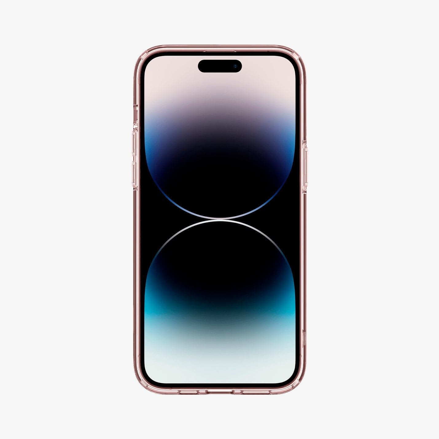 ACS04818 - iPhone 14 Pro Max Case Ultra Hybrid in rose crystal showing the front