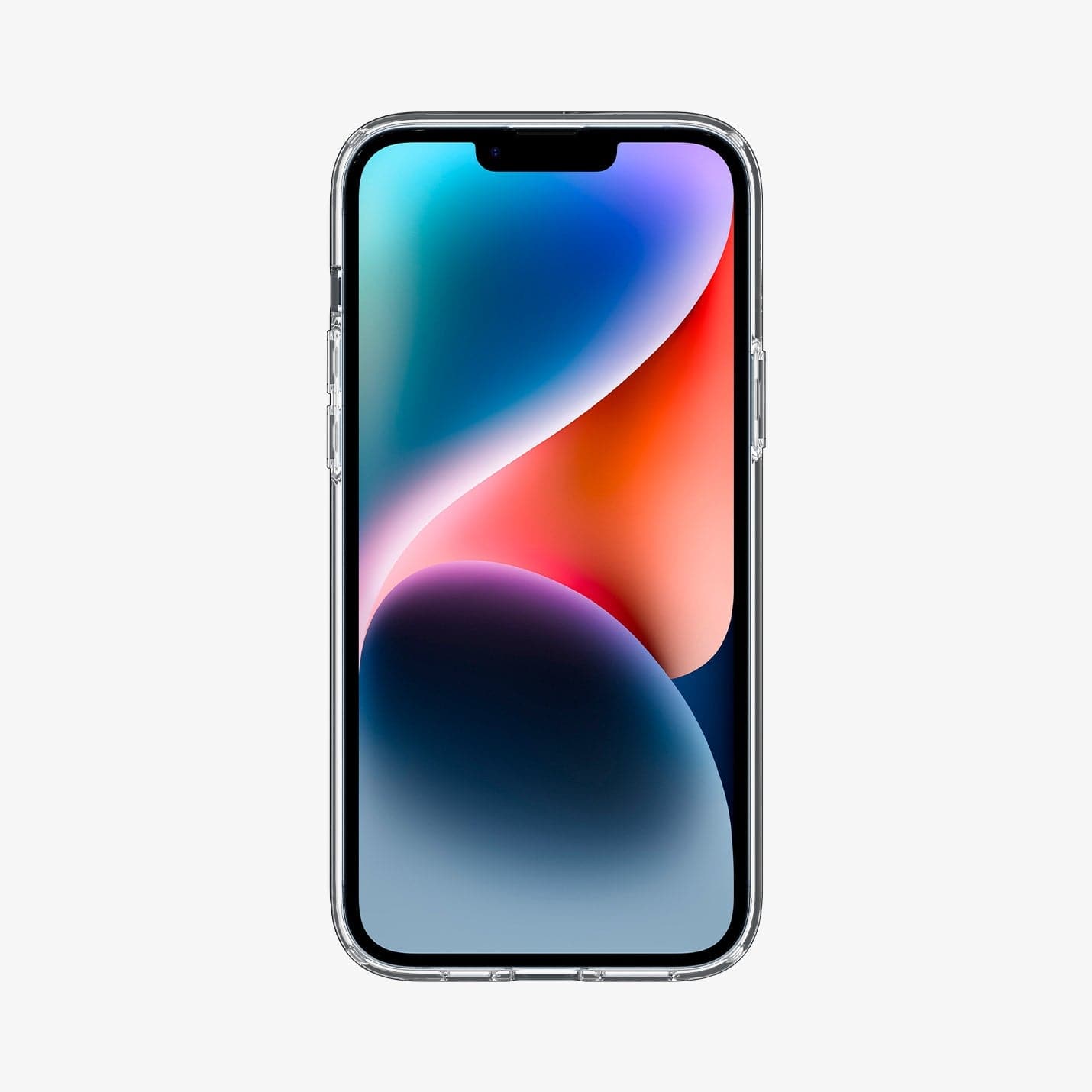 ACS04902 - iPhone 14 Plus Case Ultra Hybrid (MagFit) in white showing the front