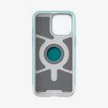 ACS06743 - iPhone 15 Pro Case Classic C1 (MagFit) in bondi blue showing the inside of case