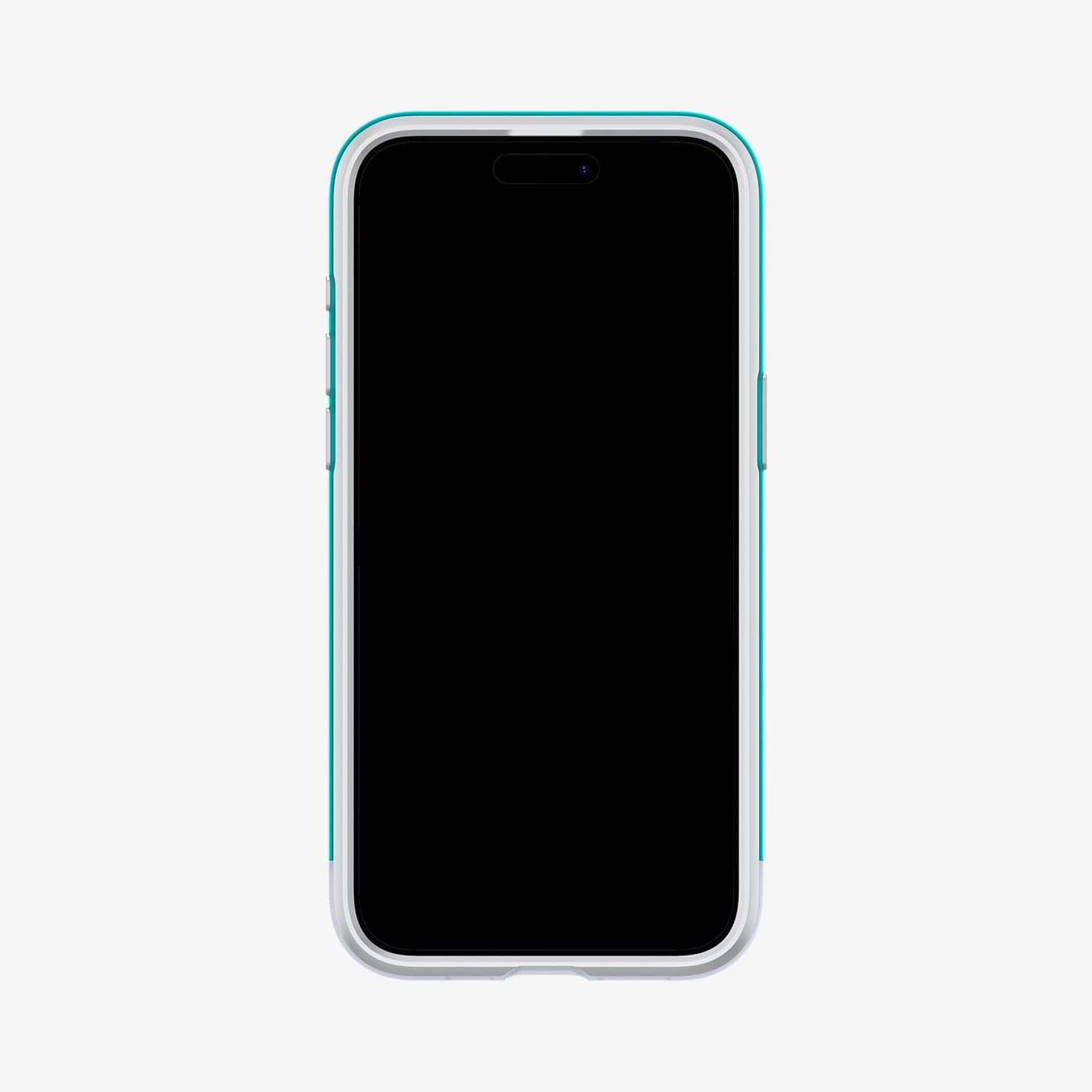 ACS06743 - iPhone 15 Pro Case Classic C1 (MagFit) in bondi blue showing the front