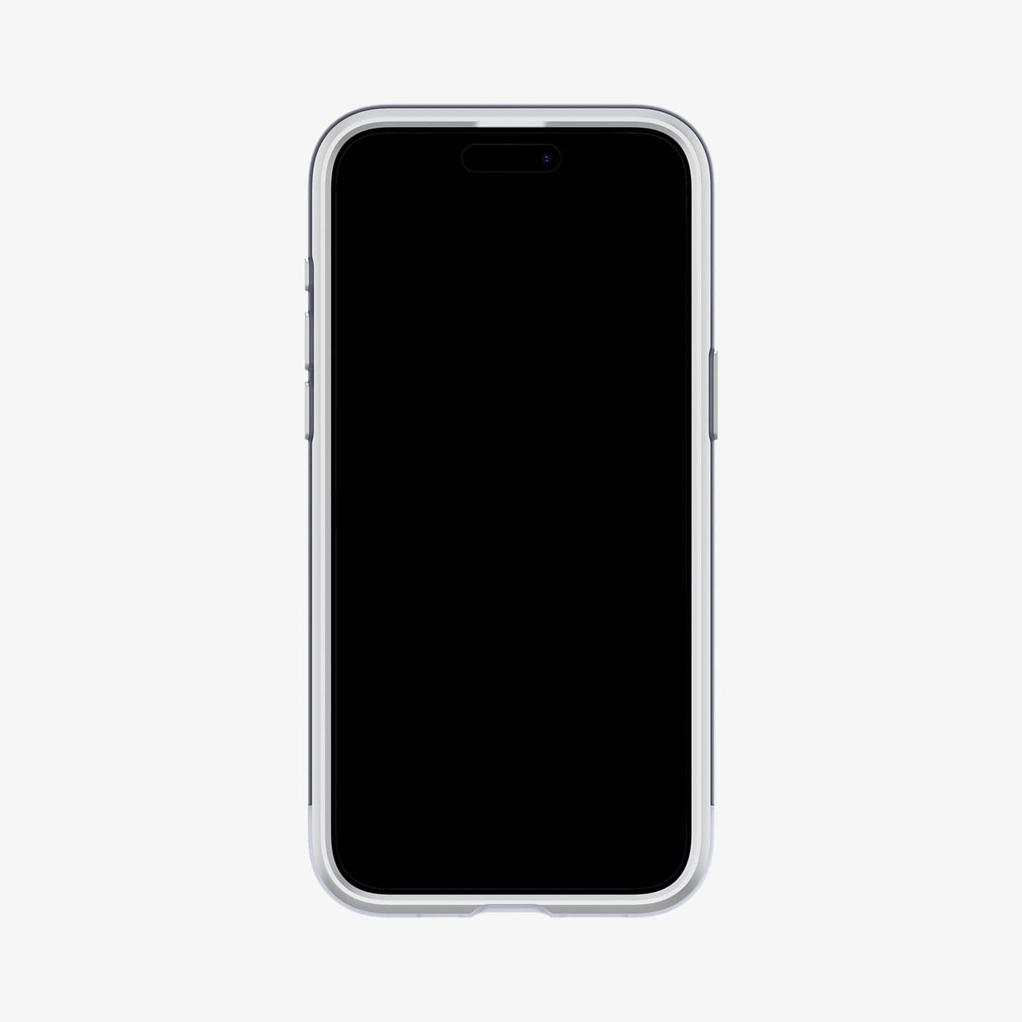 ACS06742 - iPhone 15 Pro Case Classic C1 (MagFit) in graphite showing the front